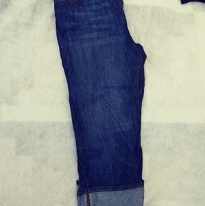 Gap cuffed denim jeans
